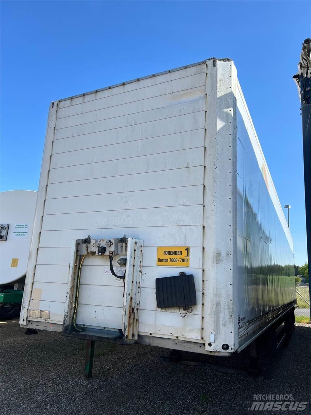 Schmitz 13,6 mtr boks Kofferauflieger