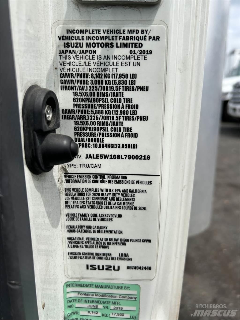 Isuzu NQR Kofferaufbau