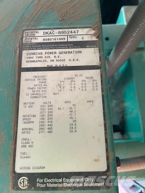 Onan 15kW Diesel Generatoren