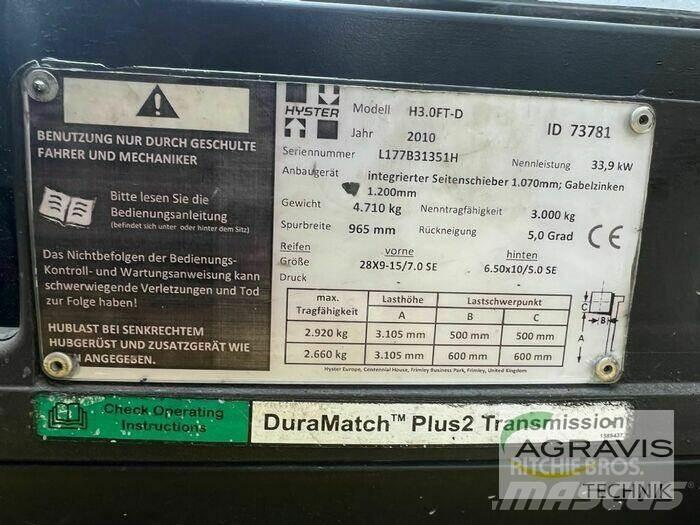 Hyster H3.0FT Andere Gabelstapler