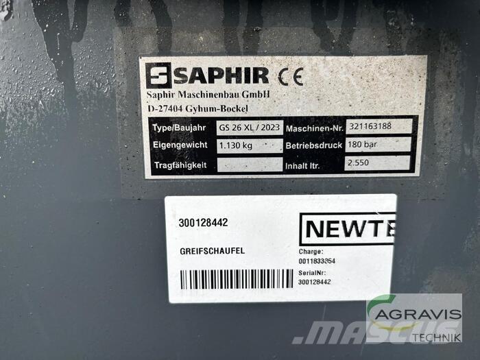 Saphir GREIFSCHAUFEL Weitere Viehgeräte