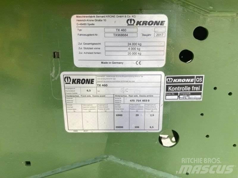 Krone TX 460 Kleinholzanhänger