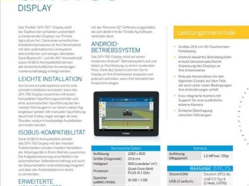 Trimble GFX 750 Sonstige Landmaschinen