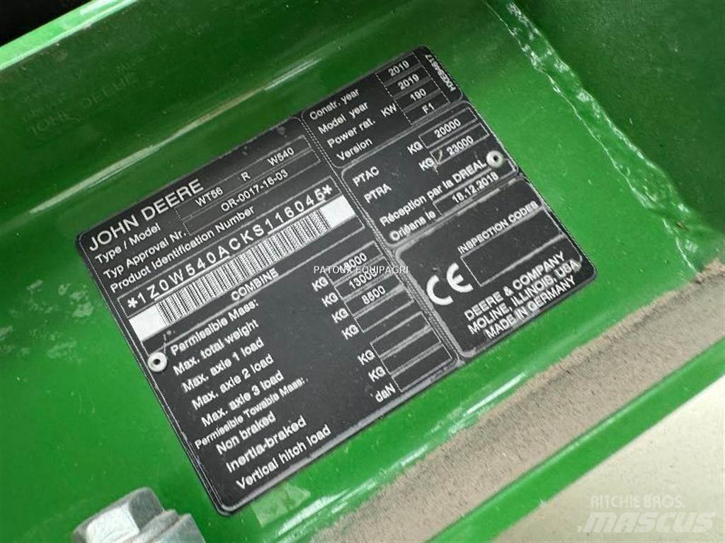 John Deere W540 Mähdrescher