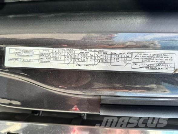 Peterbilt 567 Sattelzugmaschinen