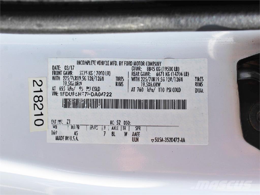 Ford F550 Kommunal-Sonderfahrzeuge