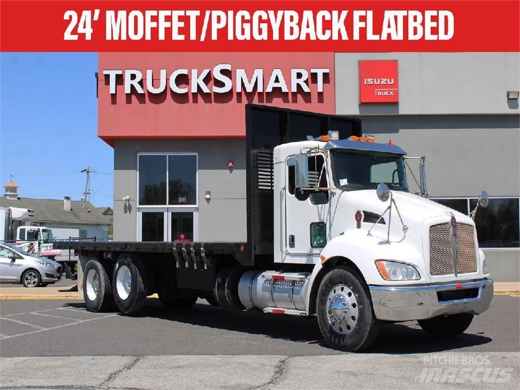 Kenworth T370 Pritschenwagen/Pritschenwagen mit Seitenklappe