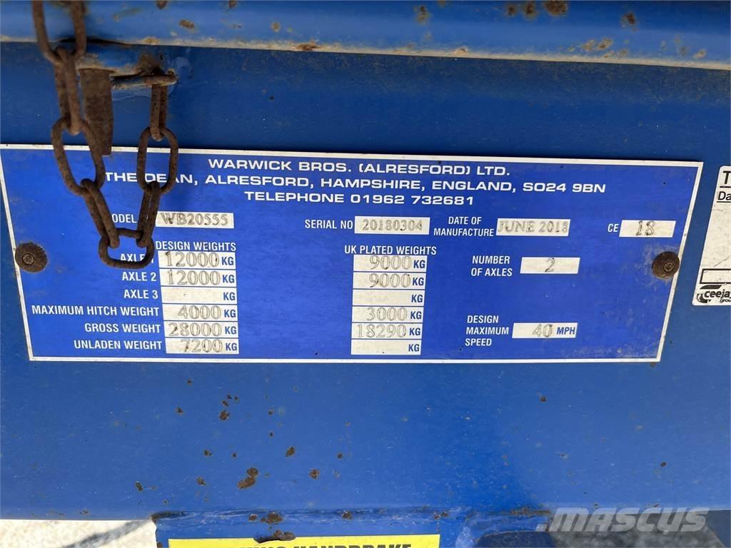  WARWICK 20 TONNE Weitere Anhänger
