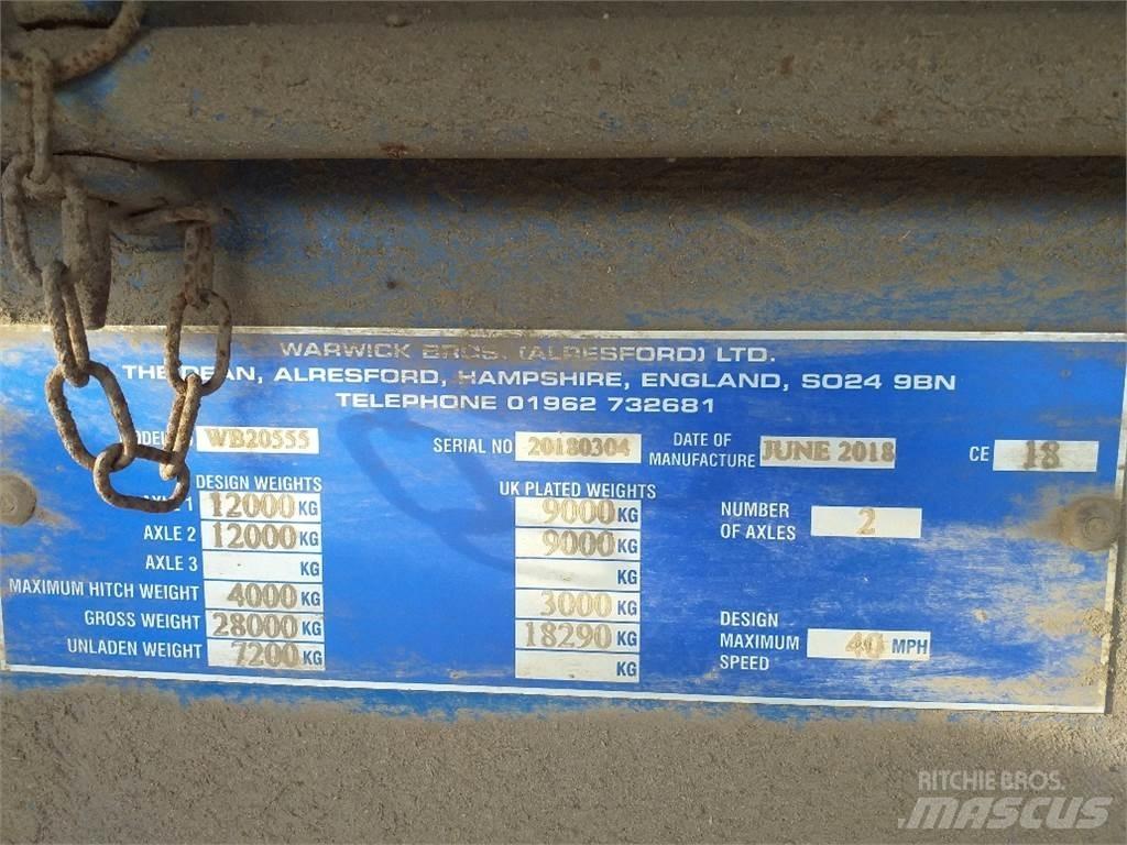  WARWICK 20 TONNE Weitere Anhänger