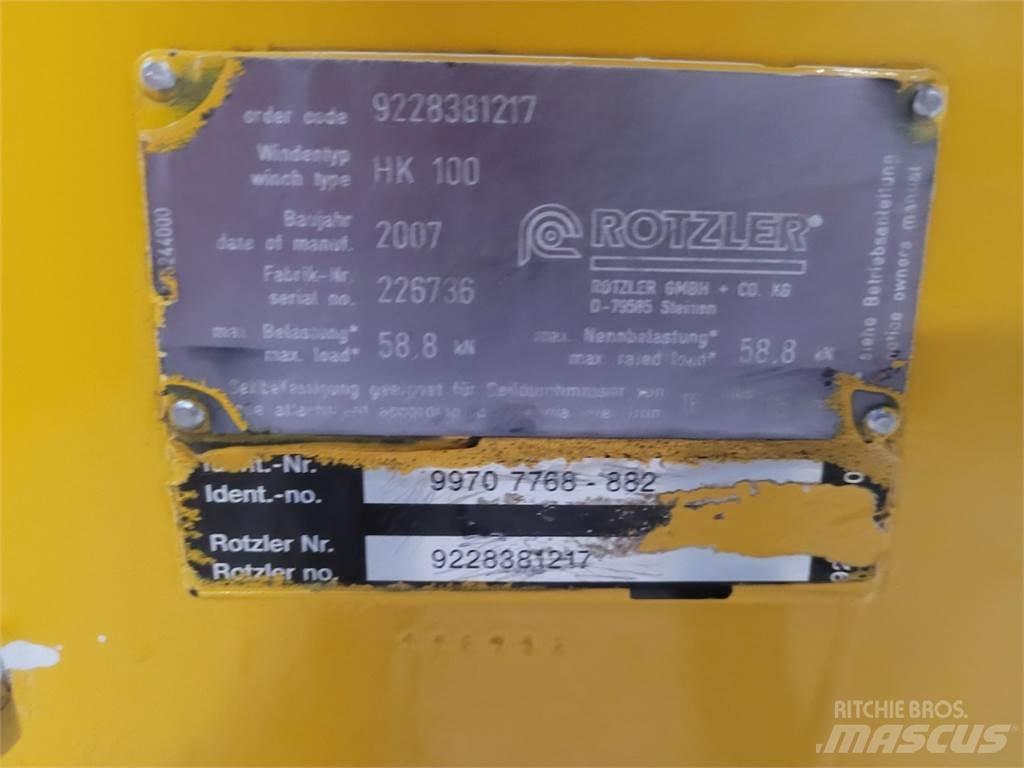 Faun HK 100 winch Kran-Teile und Zubehör