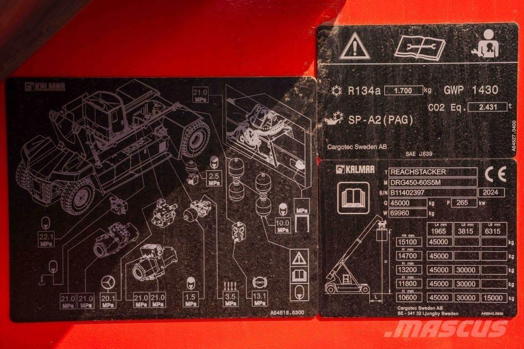 Kalmar DRG450-60S5M Reach-Stacker