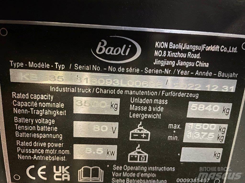 Baoli KBE35 Elektrostapler