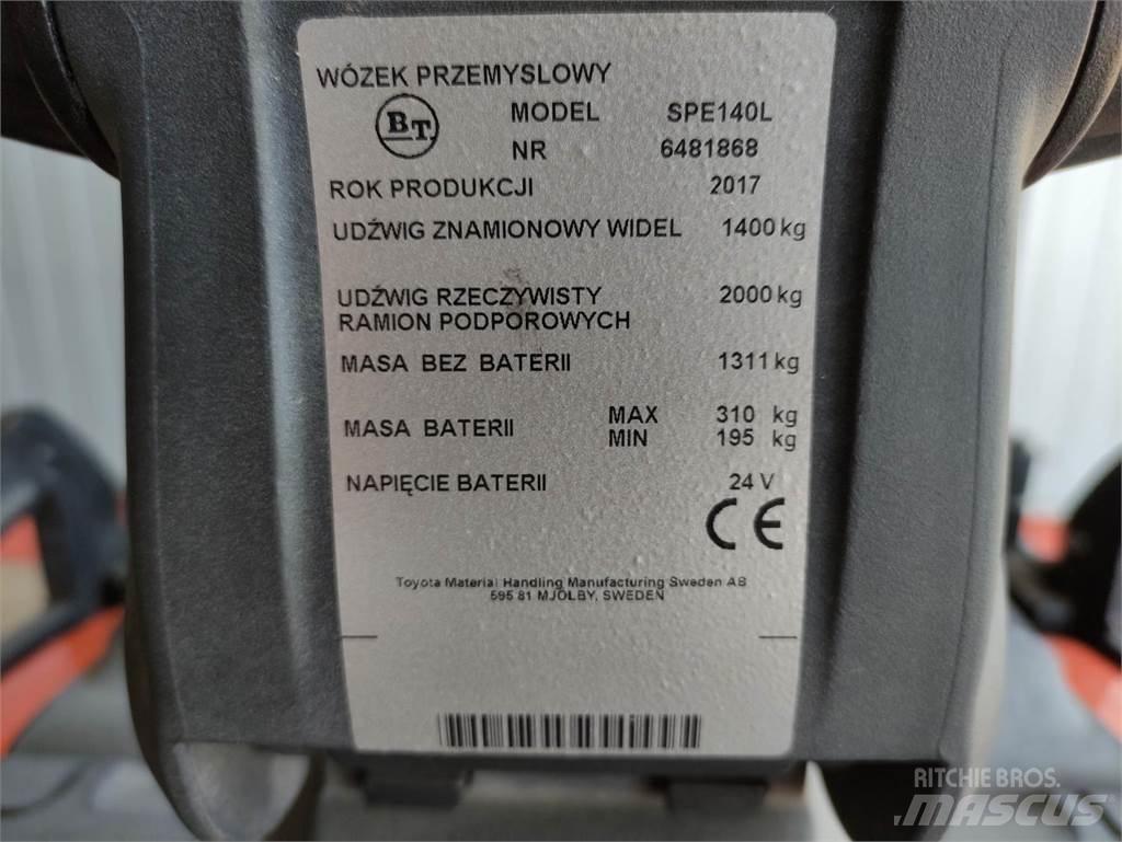 BT SPE140 L Deichselstapler