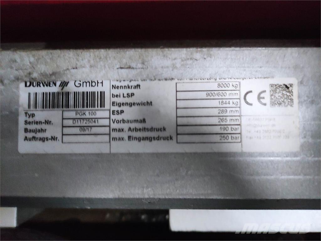 Durwen PGK100 Ballenklammer