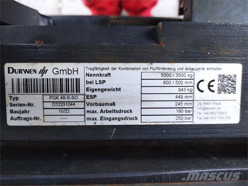 Durwen PGK48-S-SO Gabeln