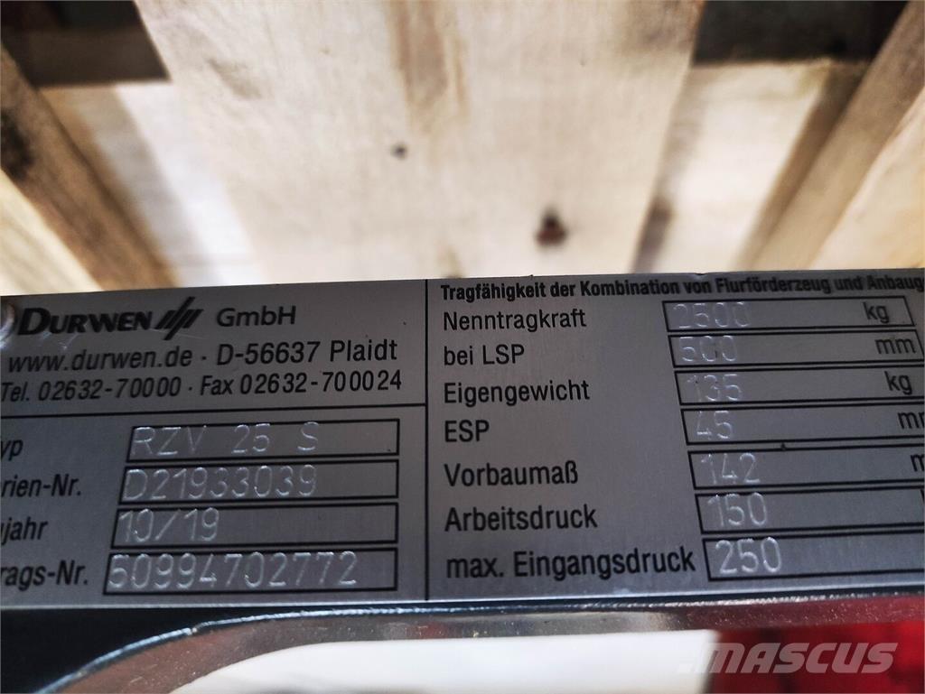 Durwen RZV 25 S Sonstige Flurförderzeuge