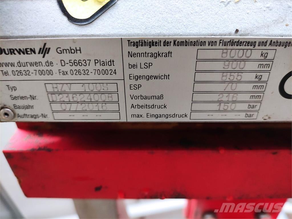 Durwen RZV100S Sonstige Flurförderzeuge