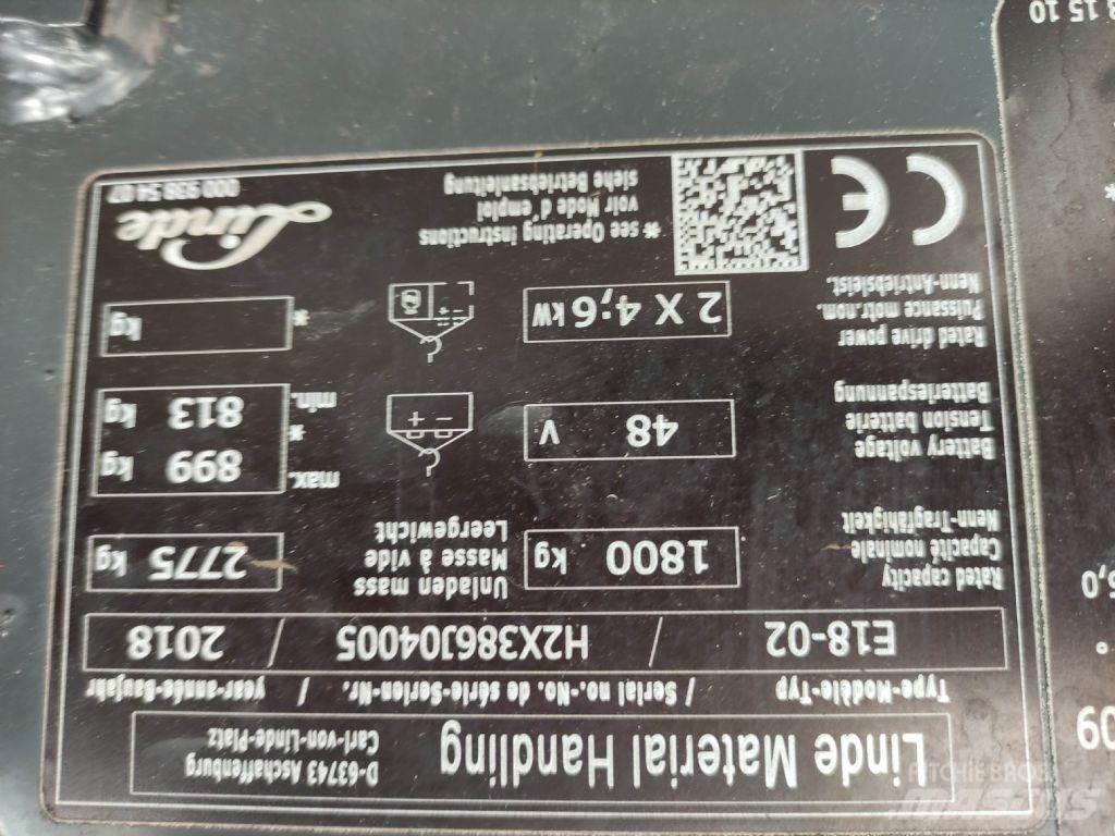 Linde E18-02-386 EVO Elektrostapler
