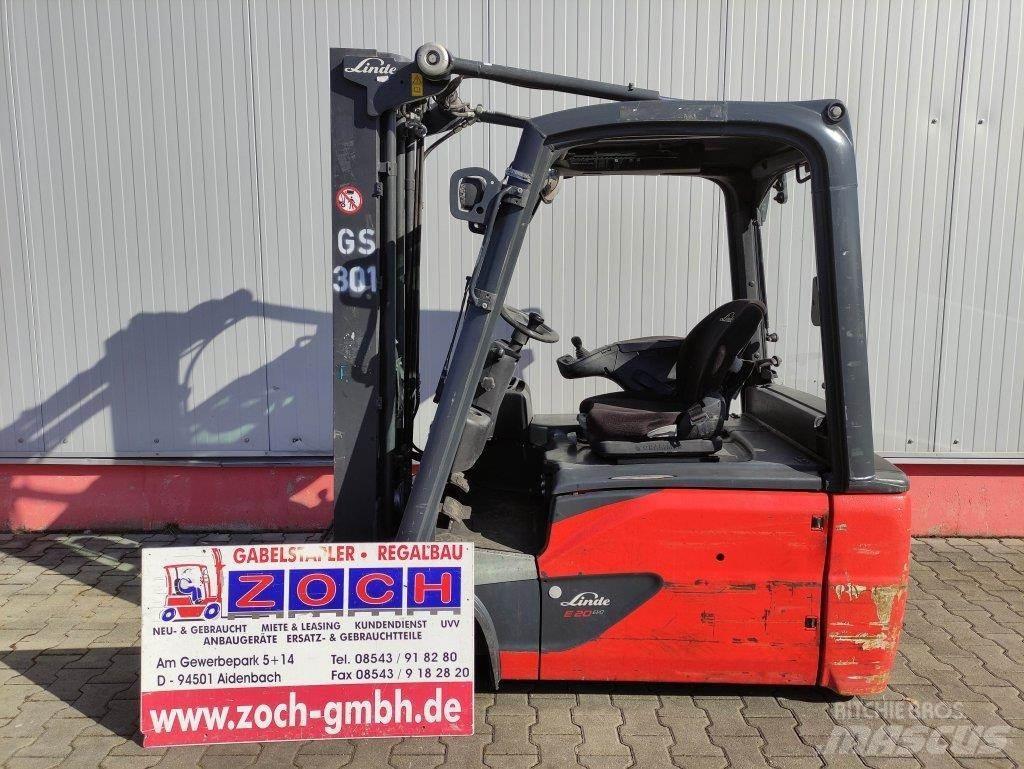 Linde E20L-02-386 Elektrostapler