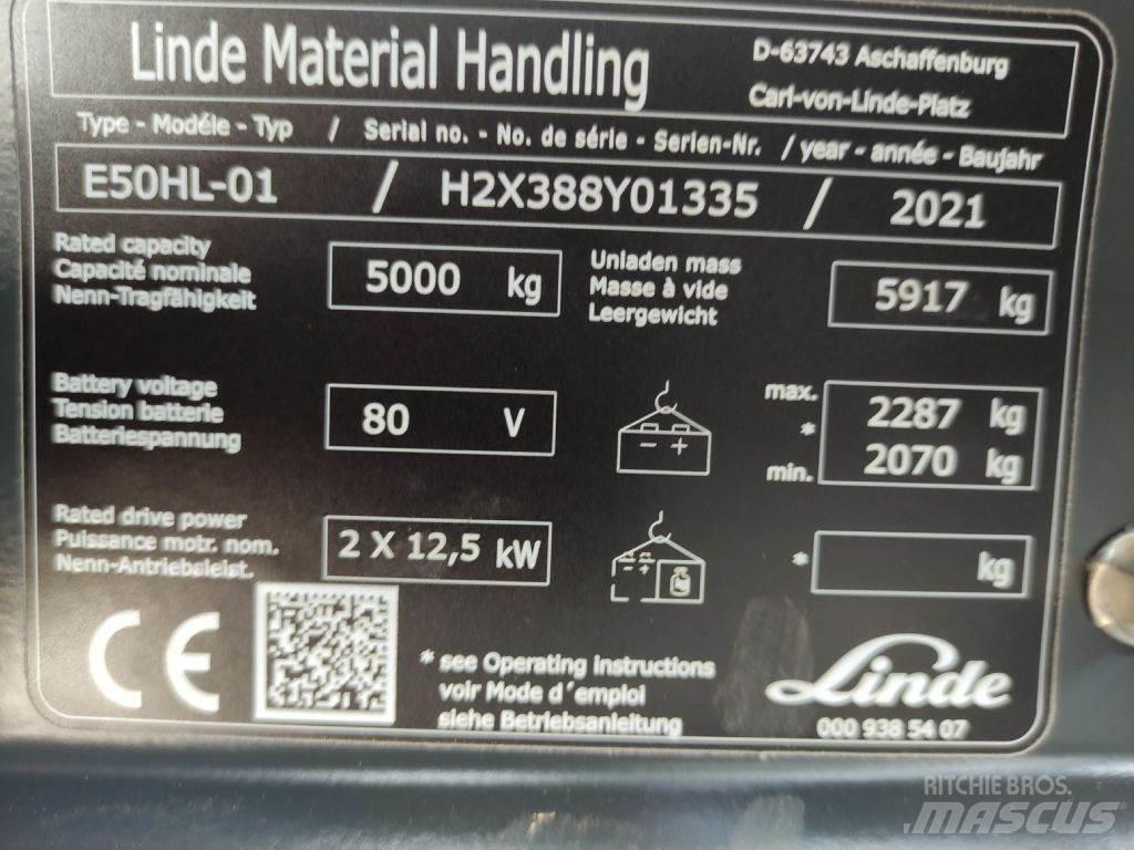 Linde E50HL-01-388 Elektrostapler