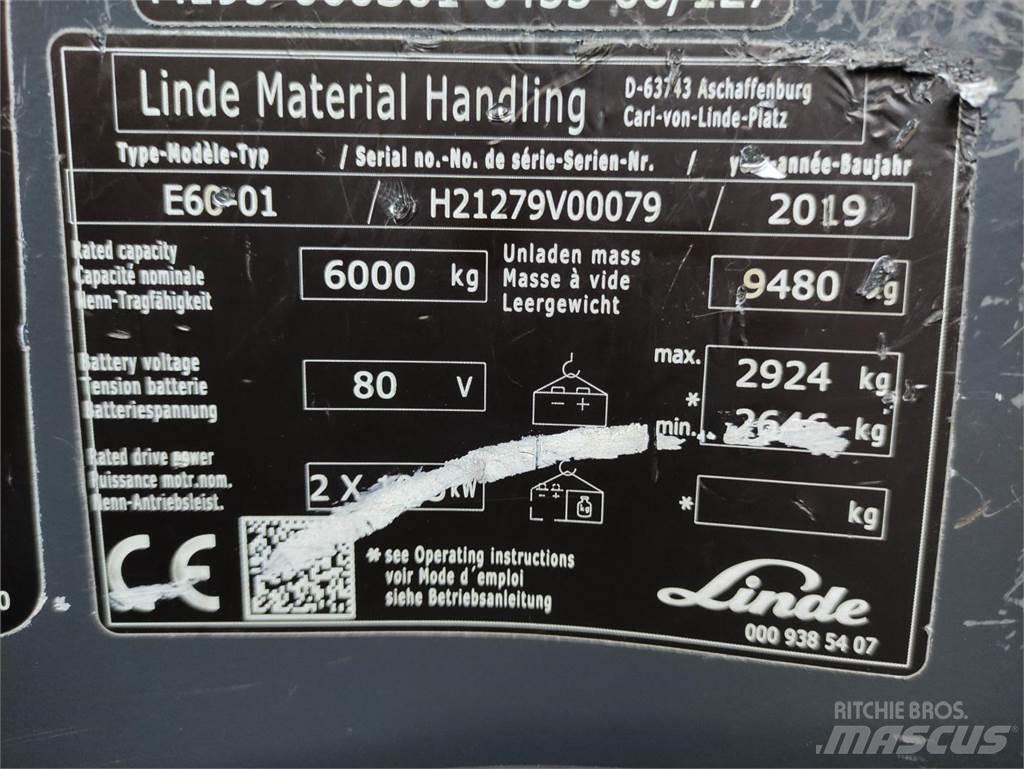 Linde E60-01-1279 Elektrostapler
