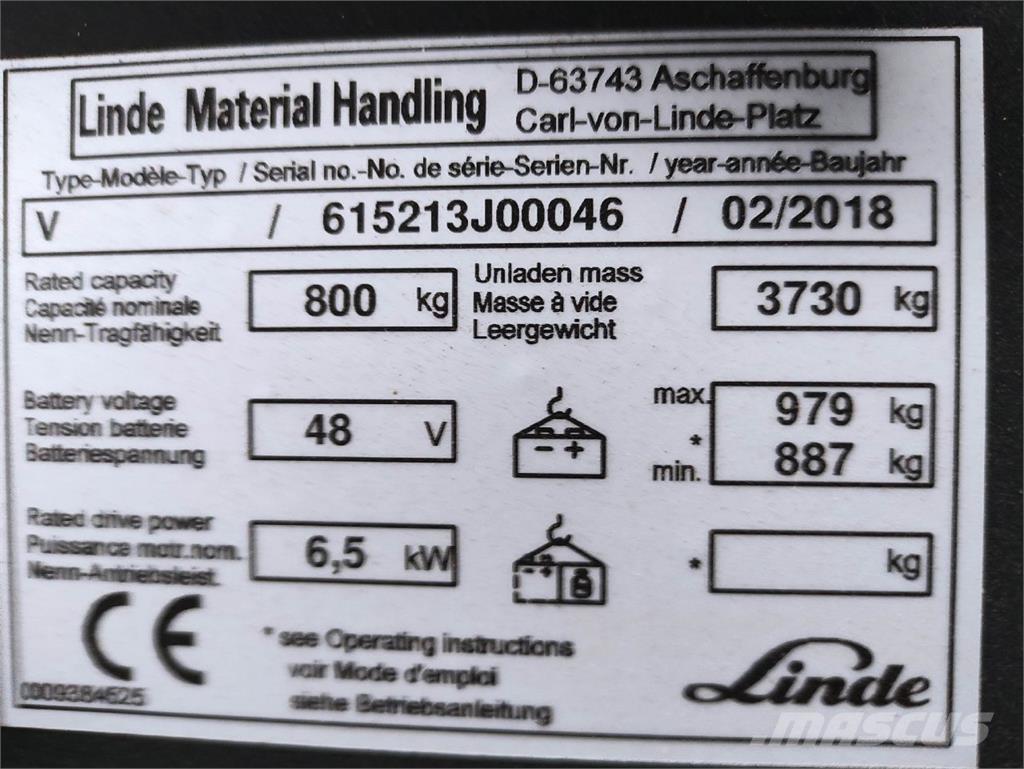Linde V Modular Hochhub-Kommissionierer
