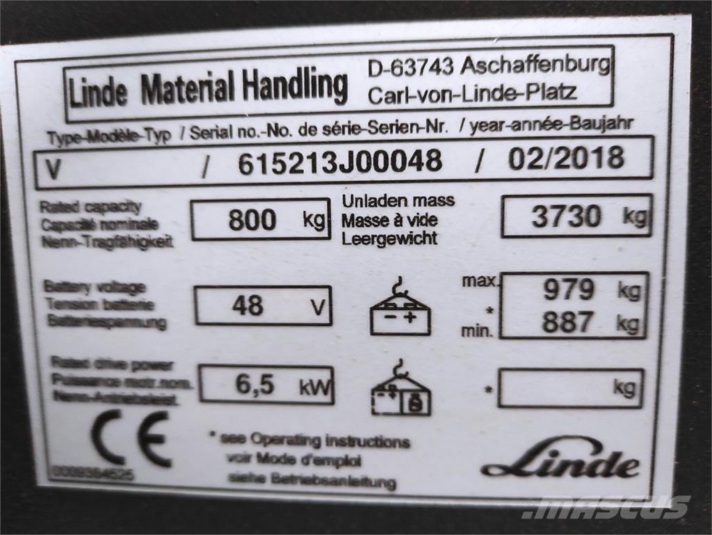 Linde V Modular Hochhub-Kommissionierer