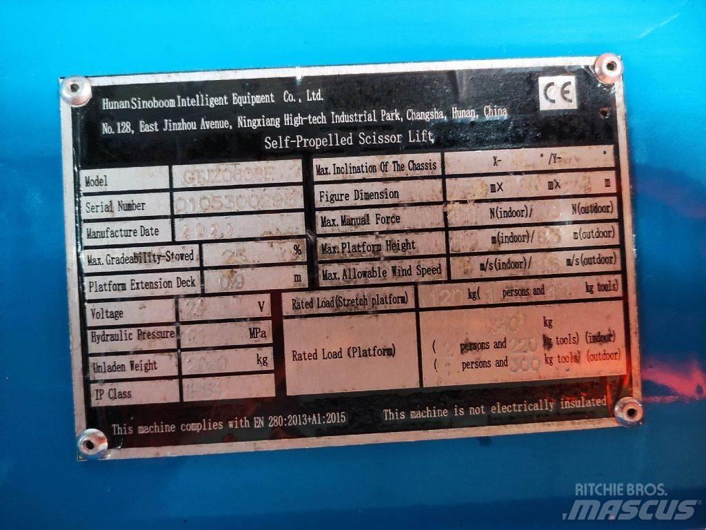 Sinoboom 2132E/GTJZ0608E Scheren-Arbeitsbühnen