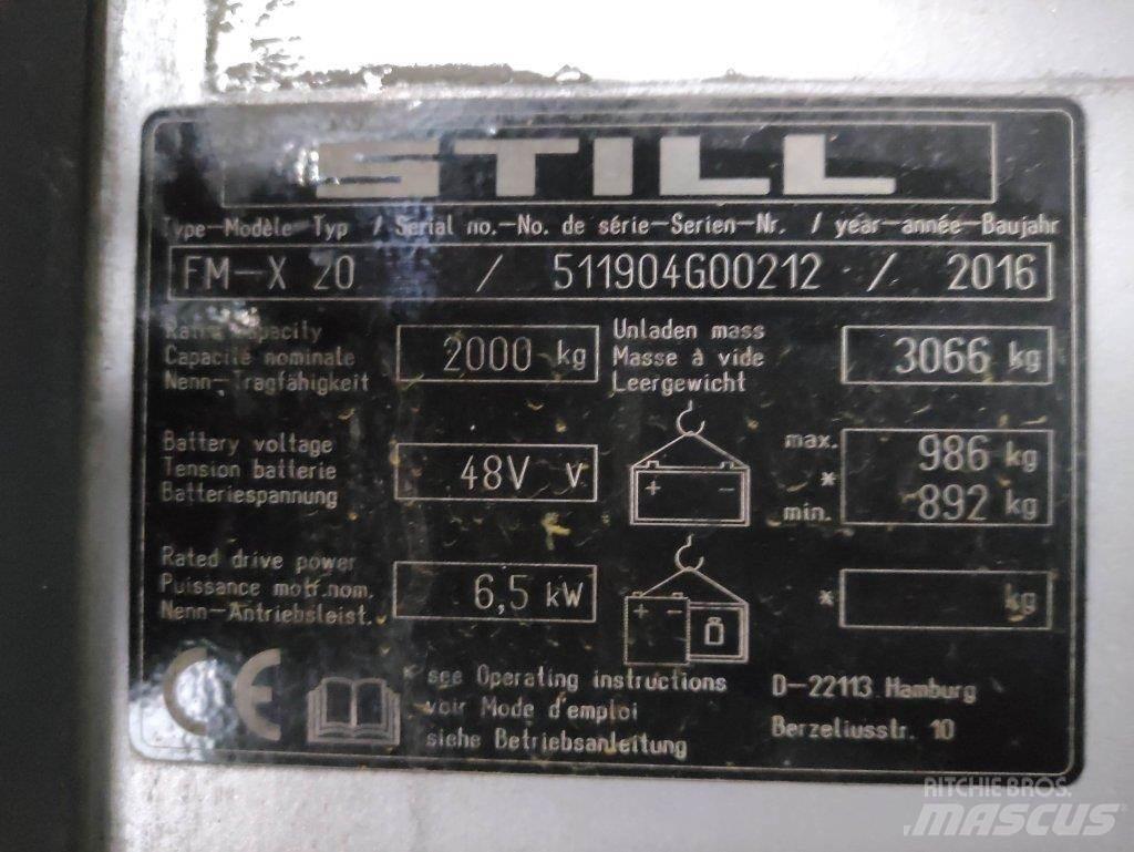 Still FM-X-20 Schubmaststapler