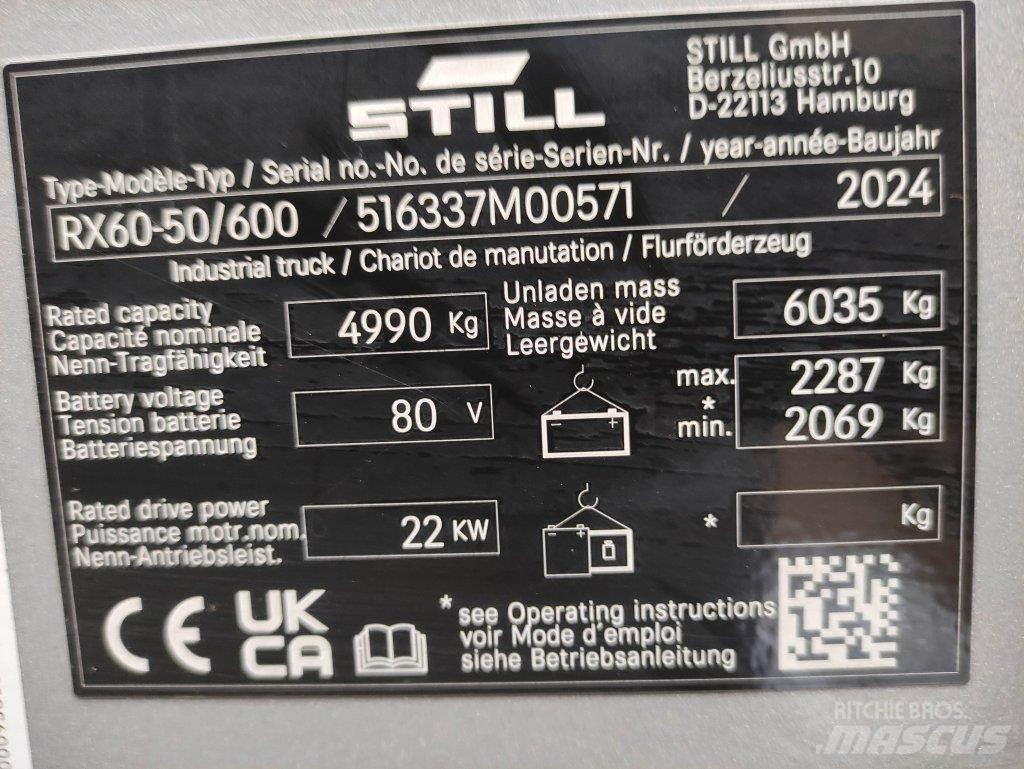 Still RX60-50/600 Elektrostapler