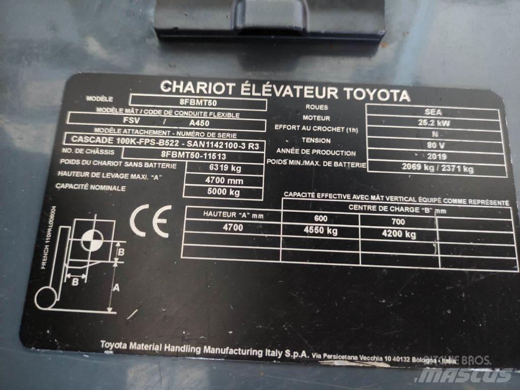 Toyota 8FBMT50 Elektrostapler