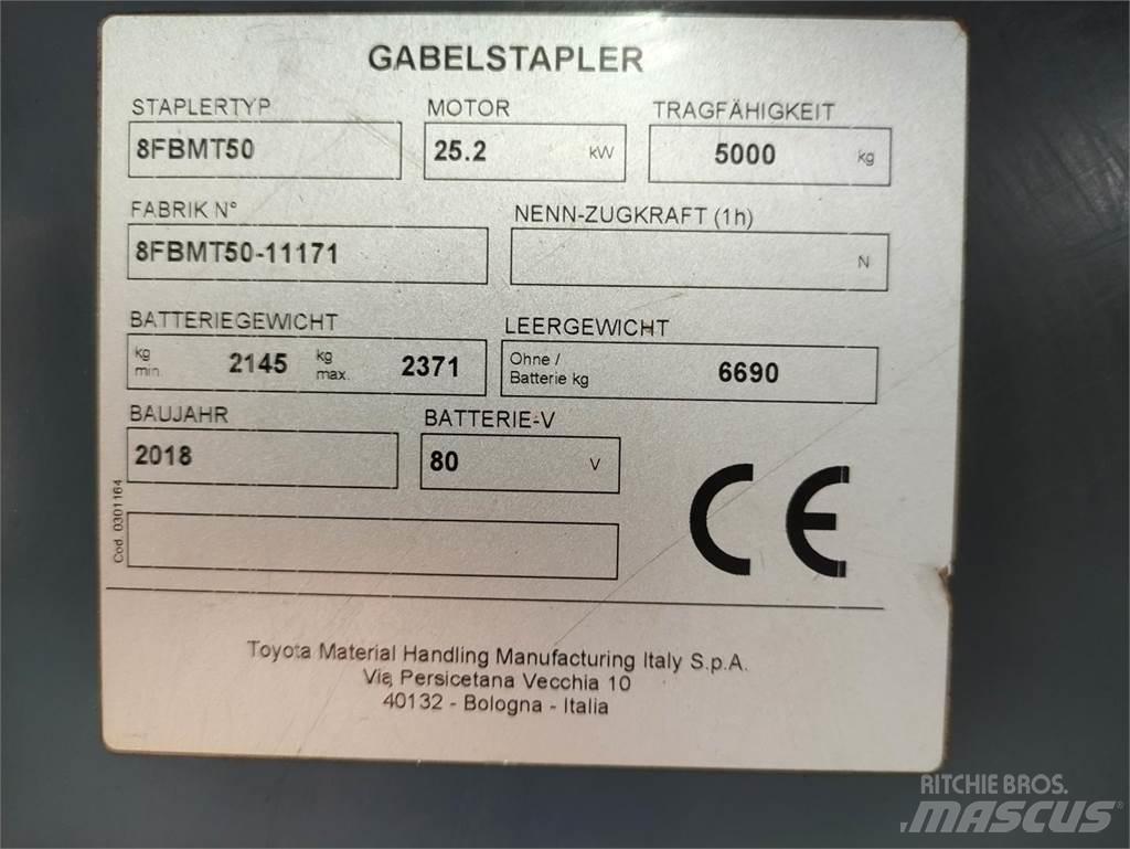 Toyota 8FBMT50 Elektrostapler