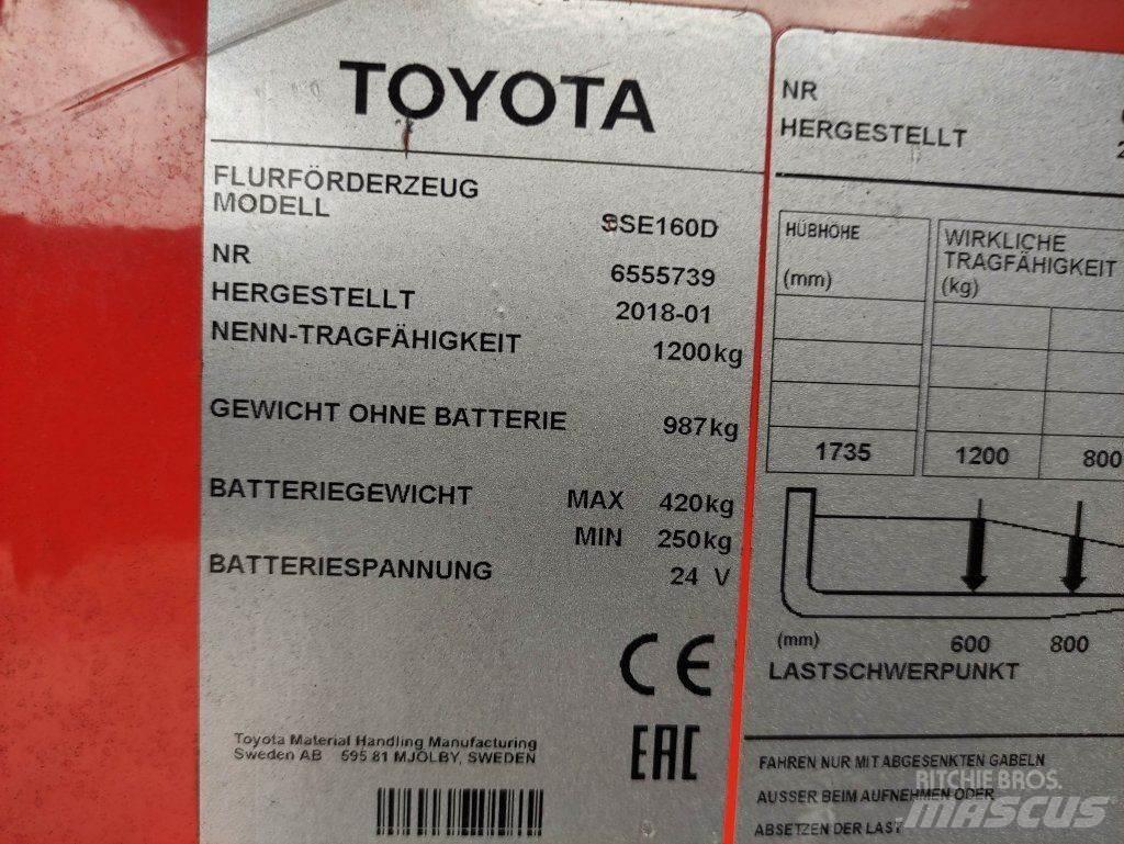 Toyota SSE160D Deichselstapler