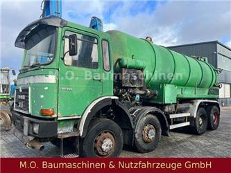 MAN 30.331 Saug u. Spühlwagen/8x4/Haller 16.000 L /