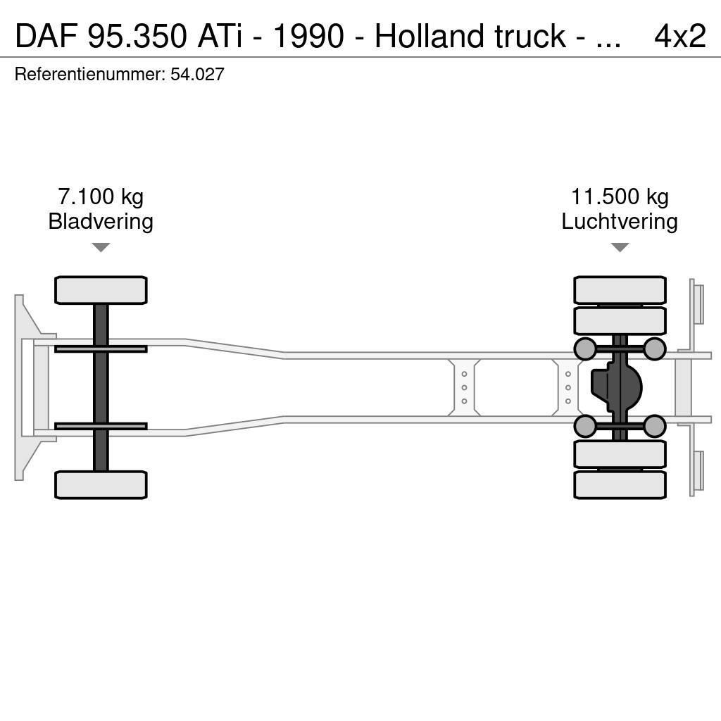 DAF 95.350 ATi - 1990 - Holland truck - Manual injecto Kofferaufbau