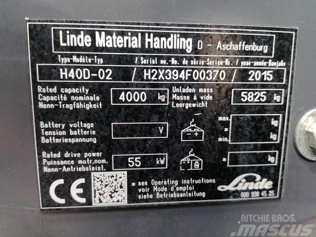 Linde H40D-02 Dieselstapler