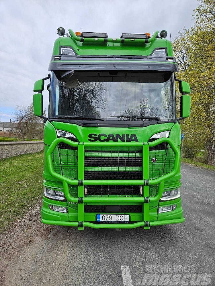 Scania R 500+haagis+loglift 96ST Holztransporter