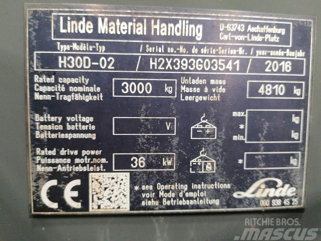 Linde H30D-02 Dieselstapler