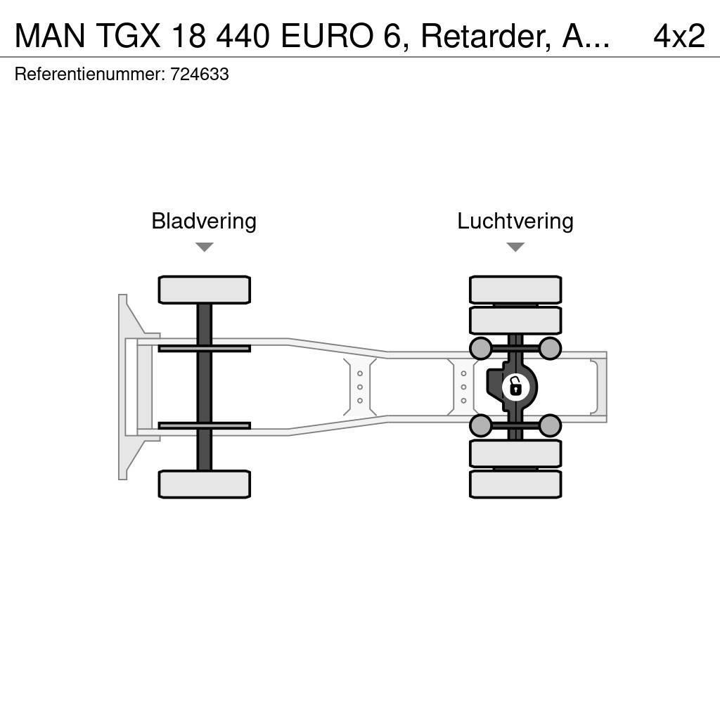 MAN TGX 18 440 EURO 6, Retarder, ADR, PTO Sattelzugmaschinen