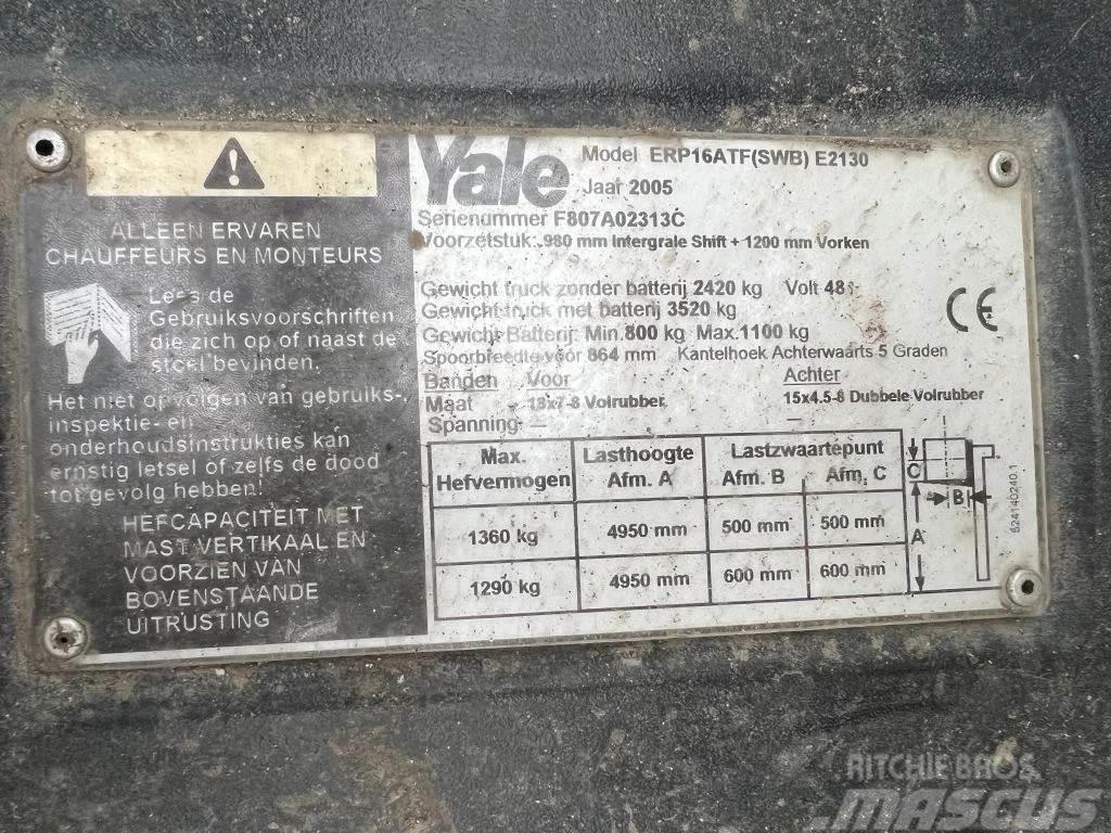 Yale ERP 16 Elektrostapler