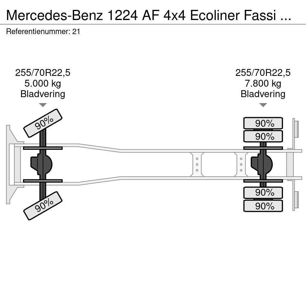 Mercedes-Benz 1224 AF 4x4 Ecoliner Fassi F85.23 Winde Beleuchtun Löschfahrzeuge
