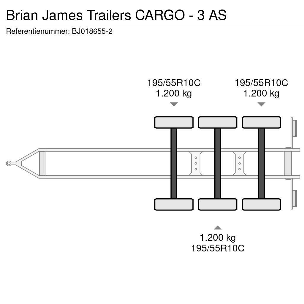 Brian James Trailers CARGO - 3 AS Autotransportanhänger