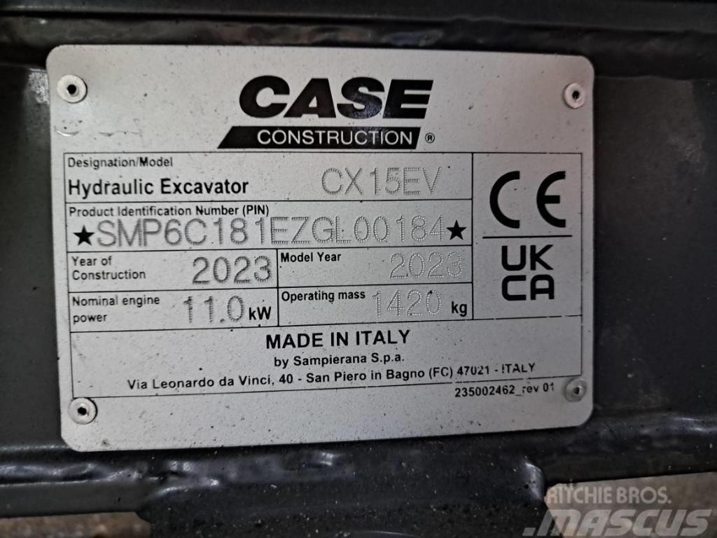 CASE CX15EV Minibagger < 7t