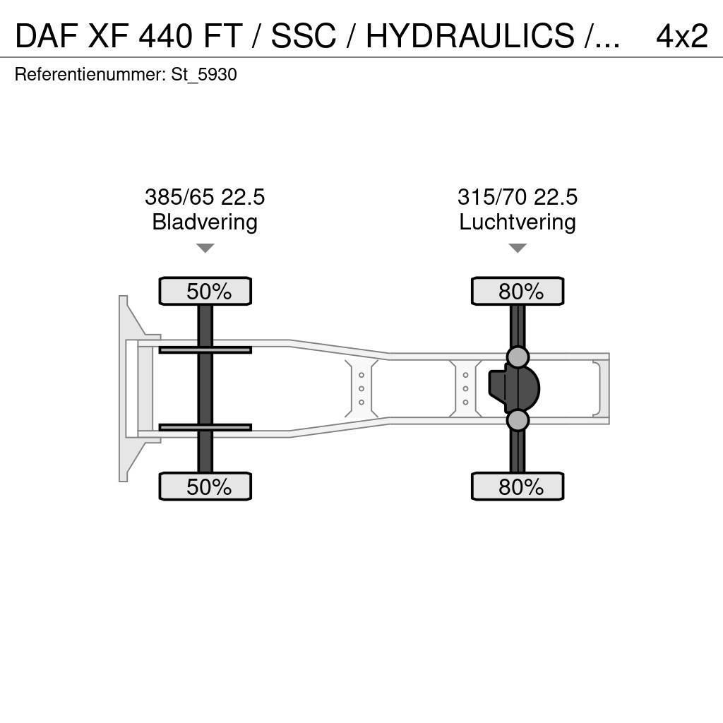 DAF XF 440 FT / SSC / HYDRAULICS / SUPERSPACECAB / NL- Sattelzugmaschinen