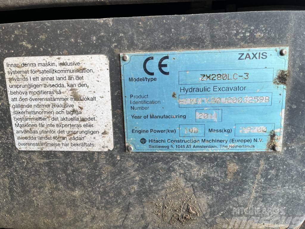 Hitachi ZX 280 LC-3/ Härnösand Raupenbagger