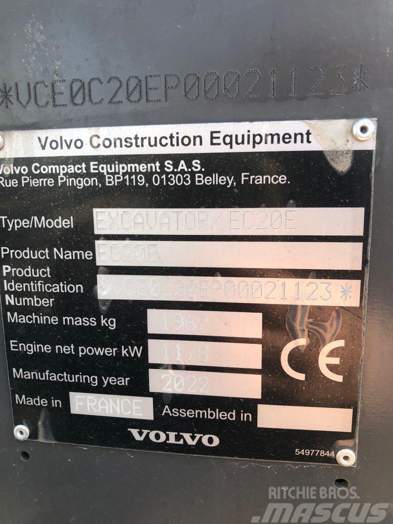 Volvo EC 20 E Minibagger < 7t