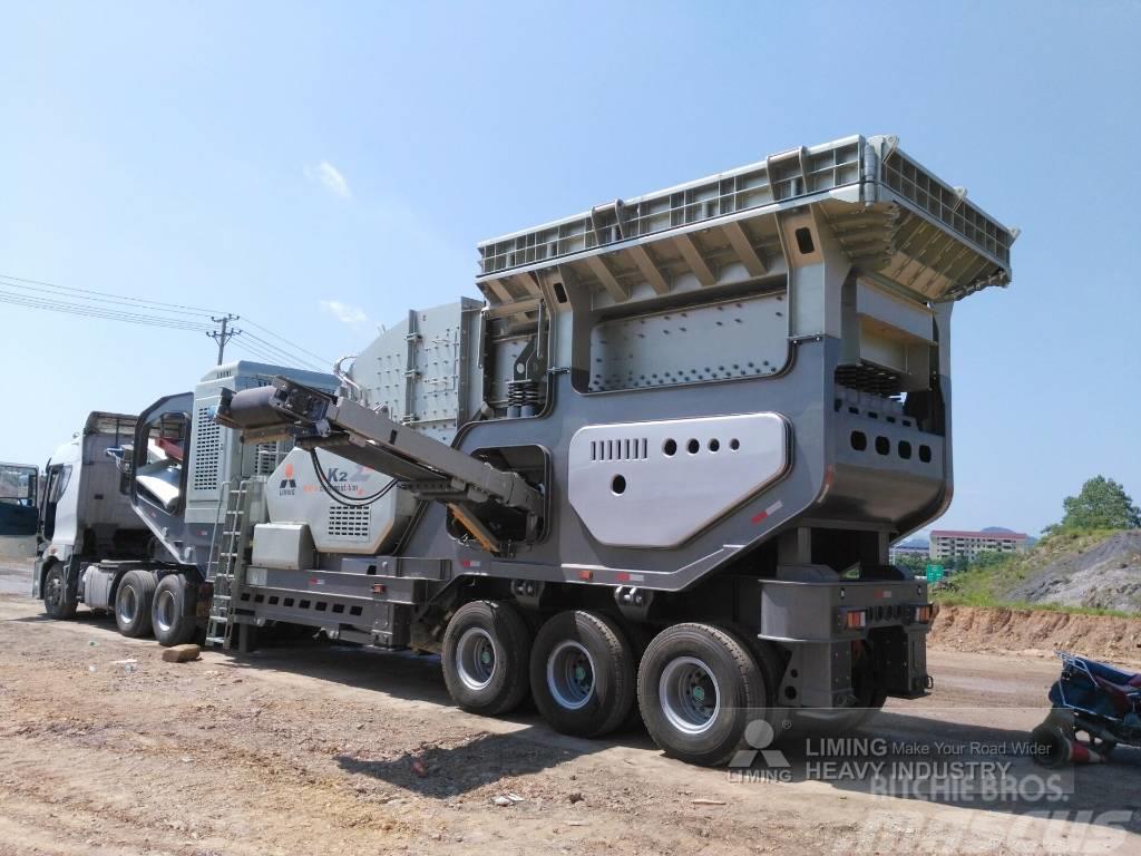 Liming Y3S23G93E46Y55B Portable Mobile Jaw&Cone Crusher Mobile Brecher