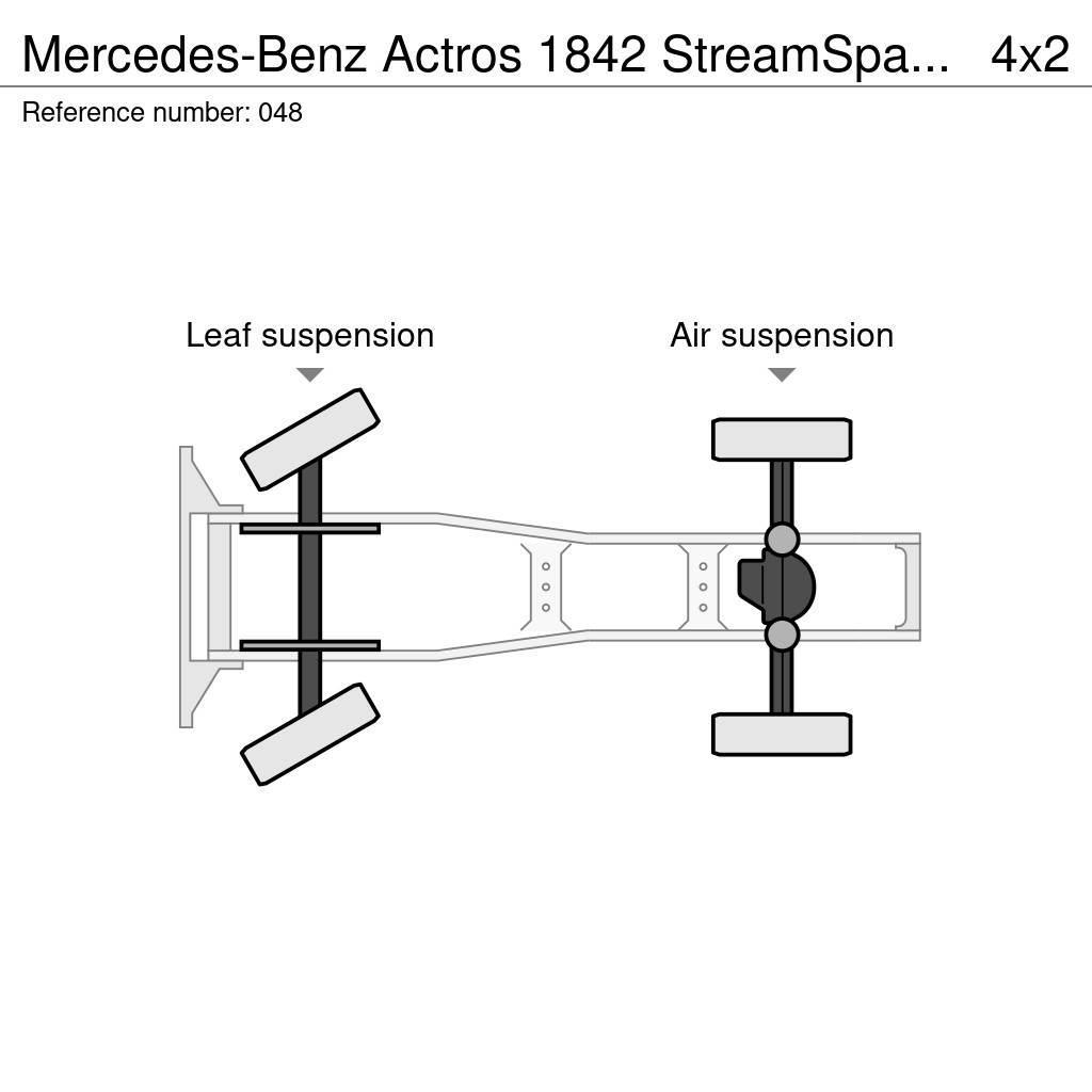Mercedes-Benz Actros 1842 StreamSpace 2,30 / Euro 6 Sattelzugmaschinen
