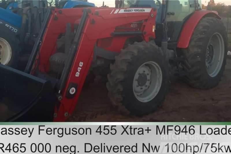 Massey Ferguson 455 Xtra + MF 946 loader - 100hp / 75kw Traktoren