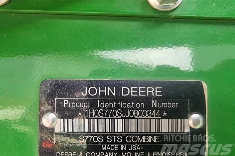 John Deere S770 Andere Fahrzeuge